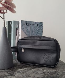 Pouch synth leather premium plus logo min order 30pcs
