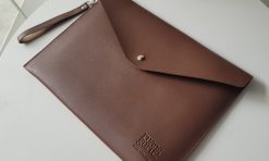 Laptop custom synthetic leather plus emboss logo