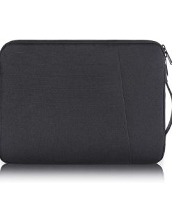Tas laptop case/sleeve grey bisa custom ukuran sudah termasuk sablon