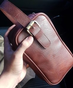 pouch leather pria ready stok premium synth leather