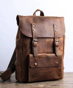 Backpack custom kulit synth leather min qtty 12 pcs