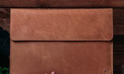 Laptop sleeve synt leather custom 13 inch min 12 pcs model 03