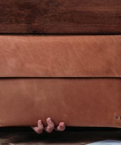 Laptop sleeve synt leather custom 13 inch min 12 pcs model 03