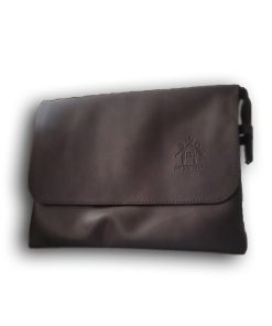 Clutch kulit sintetis leather plus logo order 50 pcs