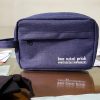 Custom pouch sudah dengan sablon atau bordir bahan toscano