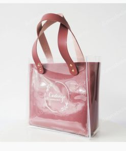 Totebag mika dengan kulit untuk promosi dengan sablon logo min 1 lusin