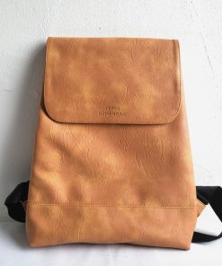 Tas ransel custom synthetic leather plus emboss logo min 50 pcs