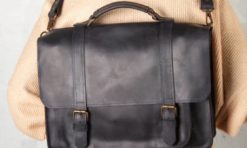 Slempang kulit synth leather untuk promosi min 12 pcs