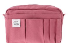 Pouch bahan toscano untuk promosi min 50 pcs