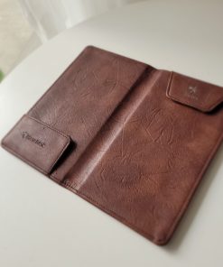 Custom synt leather agenda menu