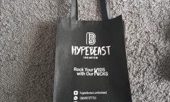 Tas Pasar promosi puring ukuran/spunbound 30 x 40 sisi 10 sudah sablon