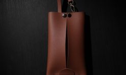 Leather tempat tissue promosi