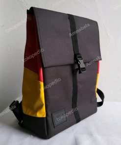 Tas ransel custom plus logo emboss min pemesanan 50 pcs