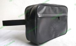 Pouch synthetic leather plus emboss logo min 100 pcs