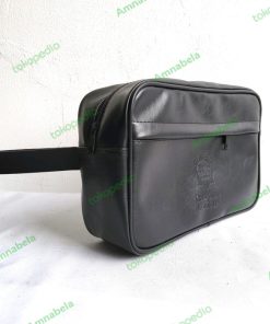 Pouch synthetic leather plus emboss logo min 100 pcs