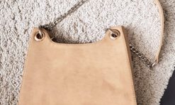 Tas wanita hand bag maxie bahan suede kulit