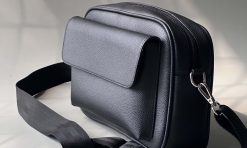 Tas kulit sintetis model pouch premium custom logo
