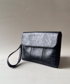 Clutch kulit sintetis dengan penutup magnet